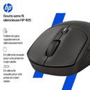 HP Souris silencieuse sans fil noire 405