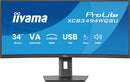 iiyama ProLite XCB3494WQSU-B1 écran plat de PC 86,4 cm (34") 3440 x 1440 pixels UltraWide Quad HD LED Noir