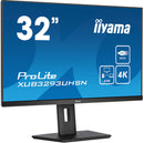 iiyama ProLite XUB3293UHSN-B5 80 cm (31,5") 3840 x 2160 pixels 4K Ultra HD LCD Zwart PC plat scherm