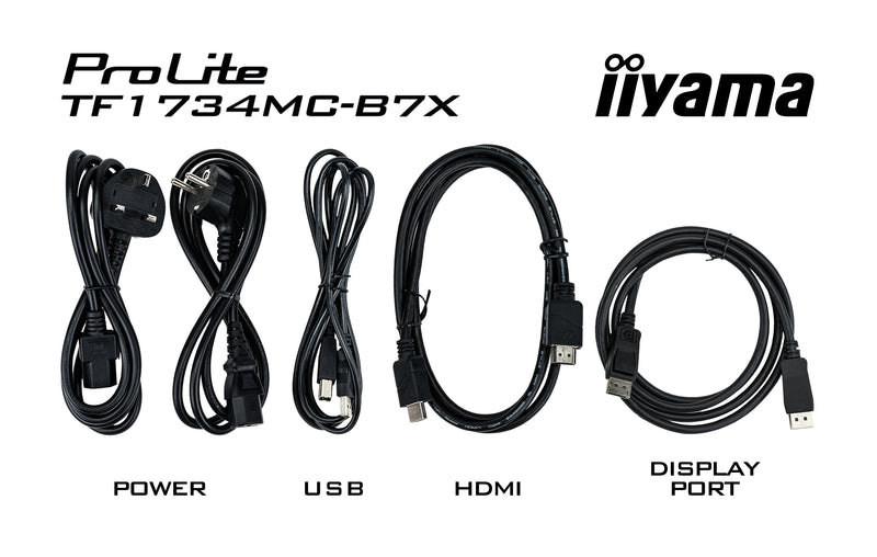 iiyama TF1734MC-B7X Kassamonitor 43,2 cm (17") 1280 x 1024 Pixels SXGA touchscreen