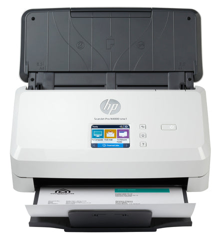 HP ScanJet Pro N4000 snw1 Scanner à défilement A4, jusqu’à 40ppm/80ipm, 600 x 600 DPI