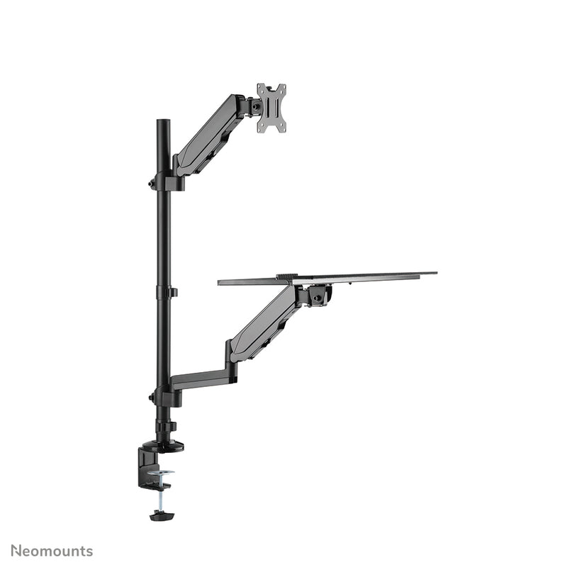 Neomounts DS90-325BL1 Station de travail assis-debout pour bureau 17-32" - ressort à gaz