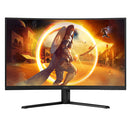 AOC G4 CQ32G4VE écran plat de PC 80 cm (31.5") 2560 x 1440 pixels Quad HD LCD Noir, Gris