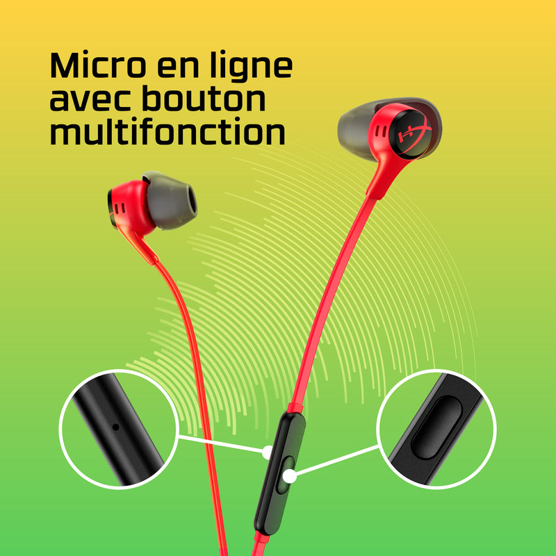 HyperX Cloud Earbuds II BLK with Mic