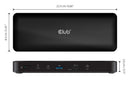 CLUB3D CSV-1583 station d'accueil Avec fil Thunderbolt 4 Noir