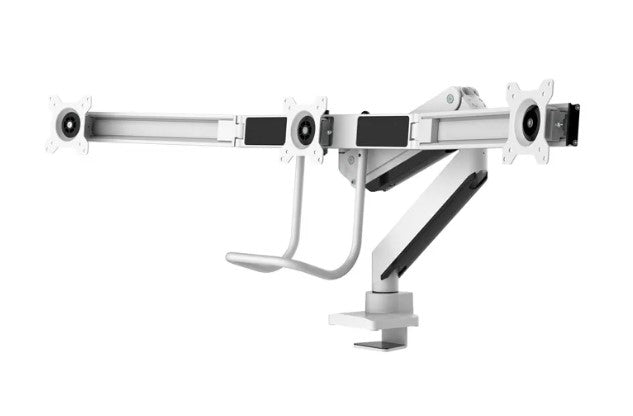 Neomounts NM-D775DX3WHITE support d'écran plat pour bureau 68,6 cm (27") Blanc