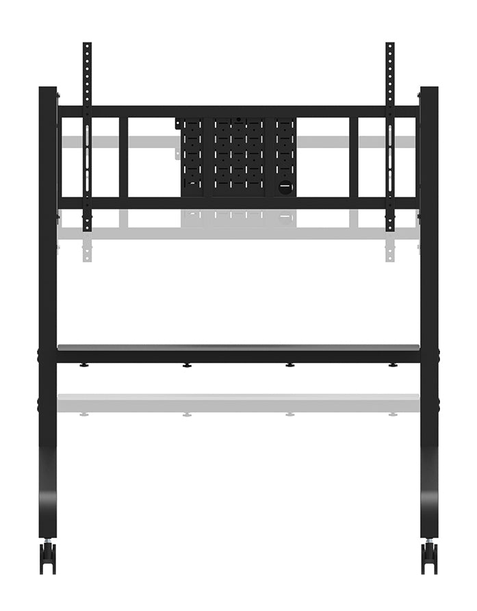 Neomounts FL50-575BL1 Support au sol mobile pour écran 65-110" - installation rapide - TÜV