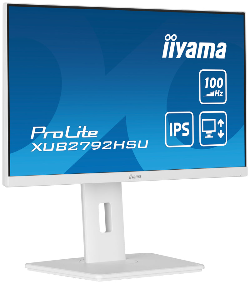 iiyama ProLite XUB2792HSU-W6 LED display 68,6 cm (27") 1920 x 1080 pixels Full HD Blanc