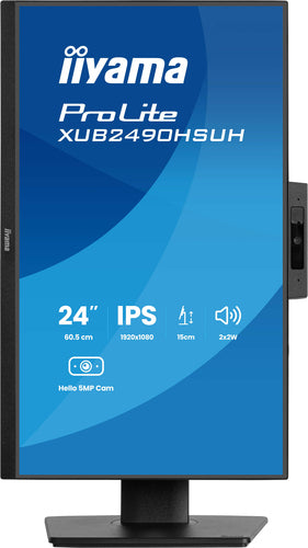 iiyama XUB2490HSUH-B2 platte PC-monitor 60,5 cm (23,8") 1920 x 1080 pixels Full HD LED Zwart