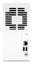 QNAP TS-233 NAS Tower opslagserver ARM Cortex-A55 2 GB 0 TB QNAP QTS Wit