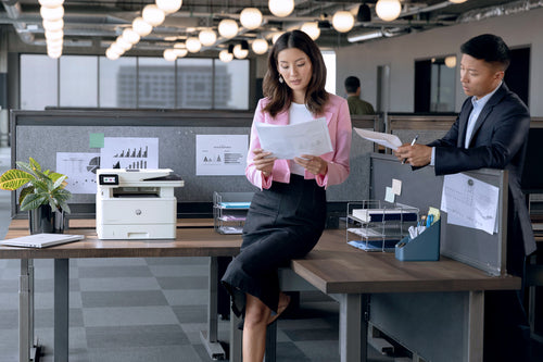 HP LaserJet Pro 4102dw Wireless Multifunction Black and White Printer, Copier, Scanner; Duplex