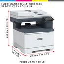 Xerox C325 Draadloos duplex kopiëren/afdrukken/scannen/faxen A4, 33 ppm, PS3 PCL5e/6, 2 laden, 251 vellen