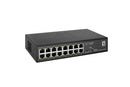 LevelOne GES-2216 Managed L2 Gigabit Ethernet (10/100/1000) Network Switch, Black