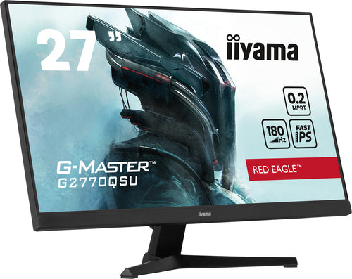 iiyama G-MASTER G2770QSU-B6 flatscreen-pc 68,6 cm (27") 2560 x 1440 pixels Breedbeeld Quad HD LED Zwart