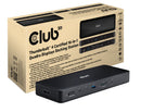 CLUB3D CSV-1583 station d'accueil Avec fil Thunderbolt 4 Noir