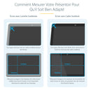 StarTech.com Filtre de Confidentialité pour Ordinateur Portable 23,6 pouces 16:9 - Écran de Confidentialité Antireflet avec Réduction de Lumière Bleue de 51% Protecteur d'Écran PC avec Angle de Vision de +/- 30°