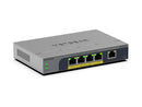 NETGEAR GS105EP Non-géré Gigabit Ethernet (10/100/1000) Connexion Ethernet, supportant l'alimentation via ce port (PoE) Gris
