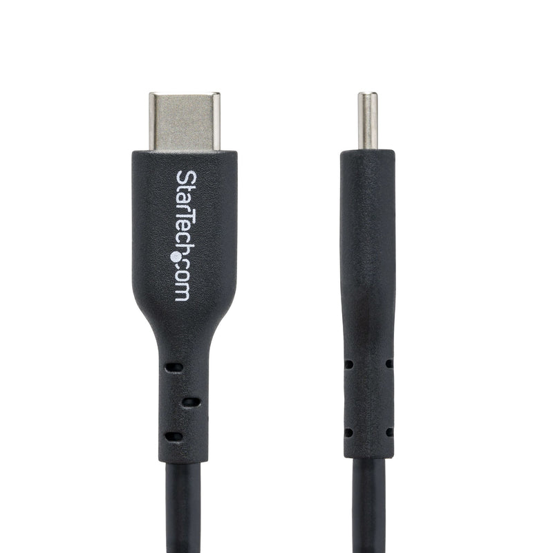 StarTech.com Câble de Charge USB-C de 2m, Charge et Synchronisation, 60W (3A) PD, Câble de Charge USB 2.0 pour Ordinateur Portable - Cordon de Charge USB C Noir