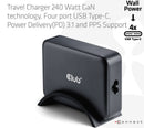 CLUB3D CAC-1918 chargeur d'appareils mobiles Universel Noir Secteur