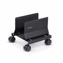 StarTech.com Mobile CPU Stand, Rolling PC Stand, 21kg Maximum Load, Rolling Desktop Computer Cart, Steel Cart, Adjustable Stand