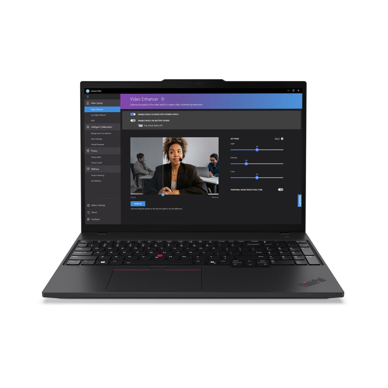 Lenovo ThinkPad T16 Gen 3 Intel Core Ultra 5 125U Ordinateur portable 40,6 cm (16") WUXGA 16 Go DDR5-SDRAM 512 Go SSD Wi-Fi 6E (802.11ax) Windows 11 Pro Suisse Noir