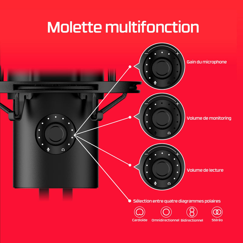 HyperX QuadCast 2 Black Microphone