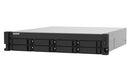 QNAP TS-832PXU-RP NAS Rack (2 U) Annapurna Labs AL324 4 Go DDR4 0 To QNAP Turbo System Noir