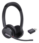 Yealink WH64 Hybrid Dual Teams Casque Sans fil Arceau Bureau/Centre d'appels Micro-USB Bluetooth Noir