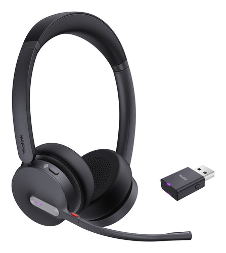 Yealink WH64 Hybrid Dual Teams Casque Sans fil Arceau Bureau/Centre d'appels Micro-USB Bluetooth Noir