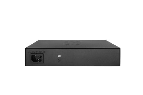 LevelOne GES-2208 Managed L2 Gigabit Ethernet (10/100/1000) Network Switch, Black