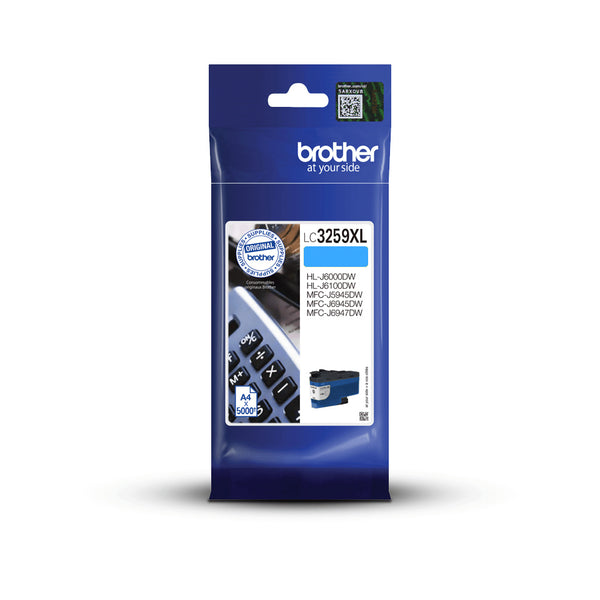Brother LC3259XLCP Cartouche de toner 1 pièce(s) Original Cyan
