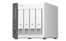 QNAP TS-433 NAS Tower ARM Cortex-A55 4 Go 0 To QNAP QTS Blanc