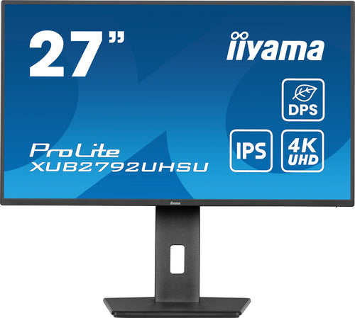iiyama ProLite XUB2792UHSU-B6 27" (68.6 cm) PC Flat Panel Monitor, 3840 x 2160 pixels, 4K Ultra HD LED, Black
