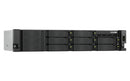 QNAP TS-855EU-8G serveur de stockage NAS Rack (2 U) Intel Atom® C5125 8 Go DDR4 0 To QuTS hero Noir