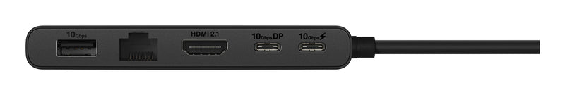 ASUS Dual 4K USB-C Dock DC201 Avec fil USB 3.2 Gen 2 (3.1 Gen 2) Type-C Noir