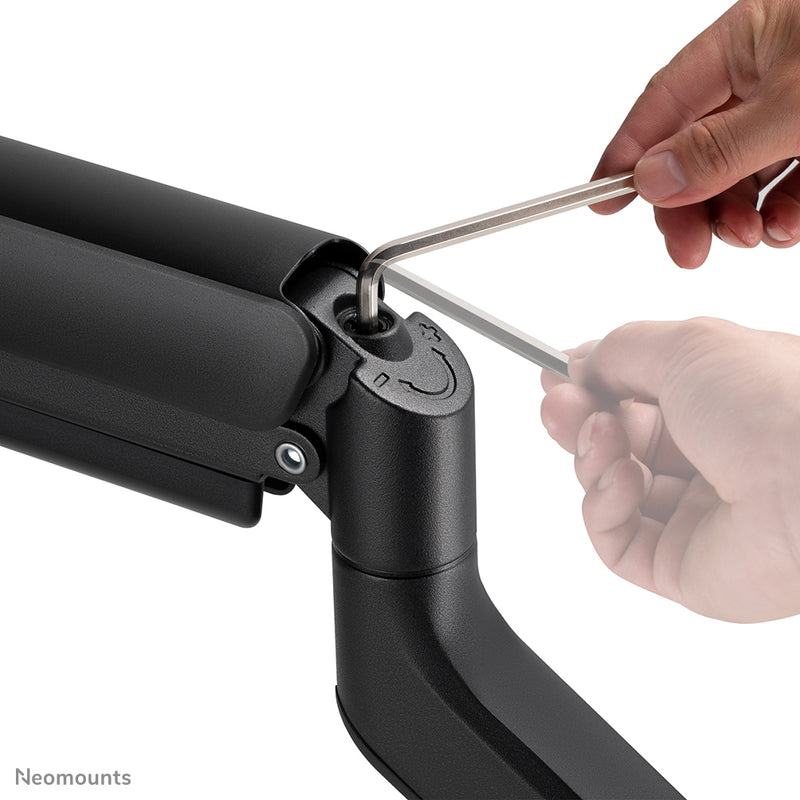 Neomounts DS70-450BL1 Support d'écran à fixer 17-42" - ressort à gaz - Topfix - arrêt 180°