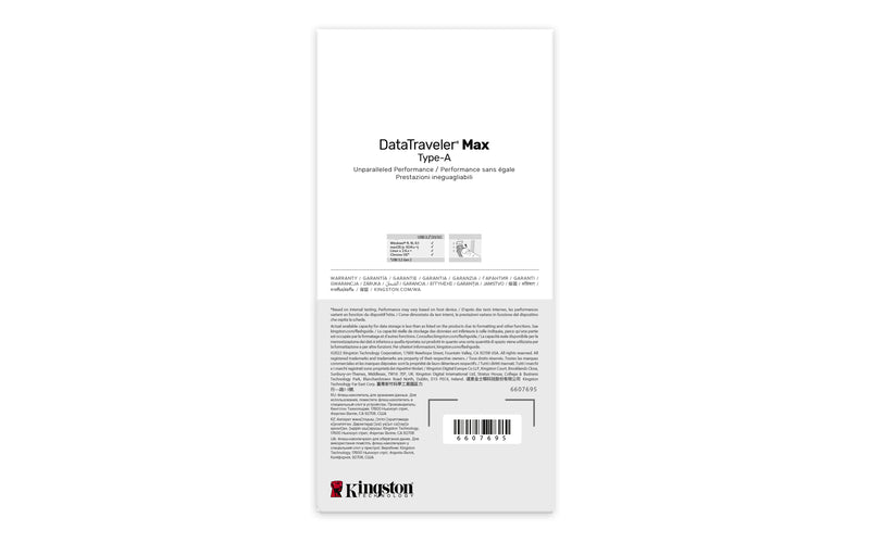 Kingston Technology DataTraveler 512GB USB flash disk Max Type-A 1000R/900W USB 3.2 Gen 2