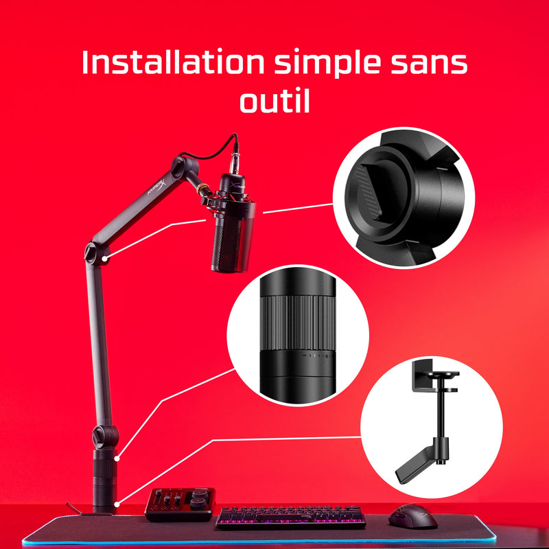 HyperX Caster Mic and Camera Arm