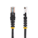 StarTech.com Câble patch UTP Cat5e de 15 m avec RJ45 moulé noir - Cordon de connexion de 15 m