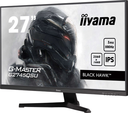 iiyama G-MASTER G2745QSU-B2 flatscreen-pc 68,6 cm (27") 2560 x 1440 pixels Breedbeeld Quad HD LED Zwart
