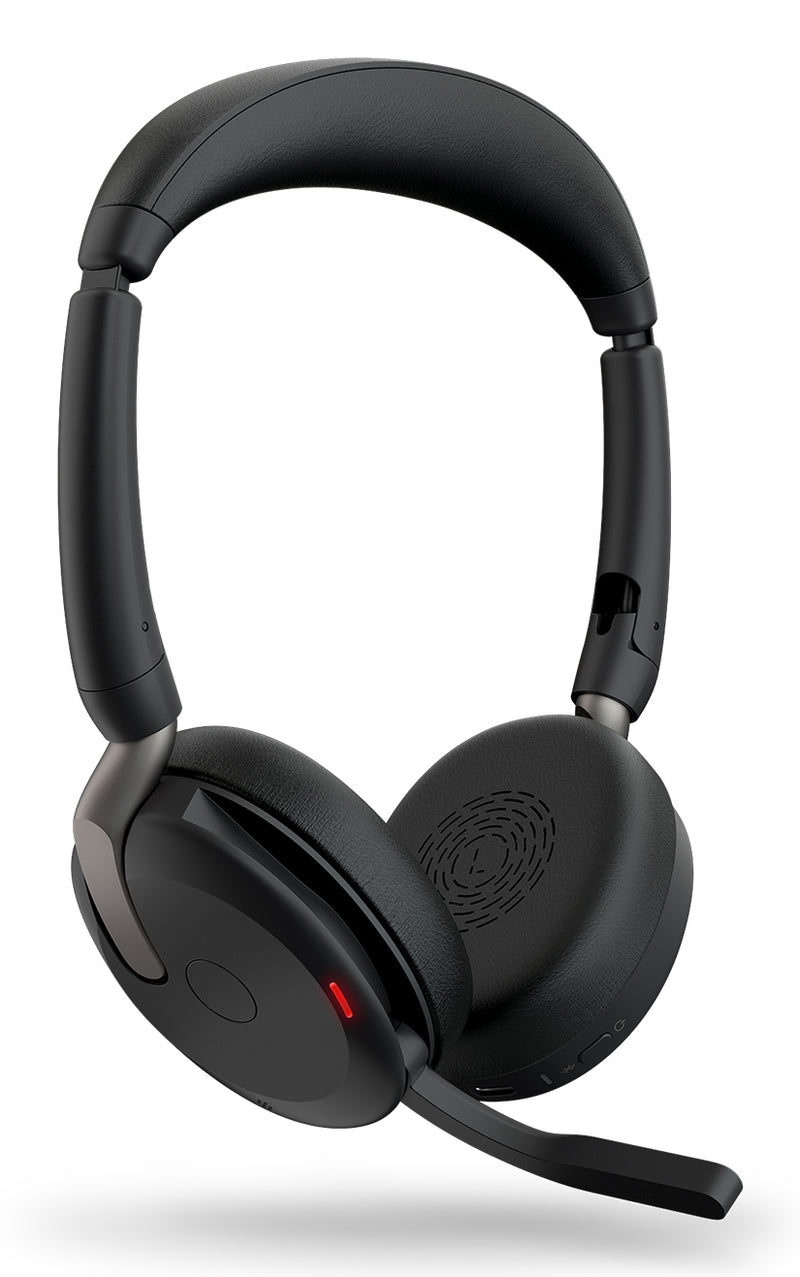 Jabra Evolve2 65 Flex Casque Avec fil &sans fil Arceau Bureau/Centre d'appels Bluetooth Noir
