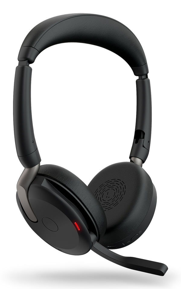 Jabra Evolve2 65 Flex Casque Avec fil &sans fil Arceau Bureau/Centre d'appels Bluetooth Noir