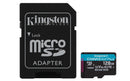 Kingston Technology Carte microSDXC Canvas Go Plus Gen4 200 Mo/s A2 U3 V30 128 Go + adaptateur