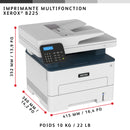 Xerox B225 A4 Wireless Duplex Copy/Print/Scan, 34 ppm, PS3 PCL5e/6, Automatic Document Feeder, 2 Trays, Total 251 Sheets