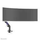 Neomounts DS70-256BL1 Support de écran à fixer gaming 24-57" - ressort à gaz - Topfix - arrêt à 180°