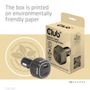 CLUB3D CAC-1922 chargeur d'appareils mobiles Ordinateur portable Noir Allume-cigare Auto