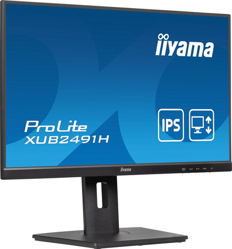 iiyama ProLite XUB2491H-B1 platte PC-monitor 60,5 cm (23,8") 1920 x 1080 pixels Full HD LED Zwart