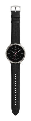 Active 2 Round Black Leather