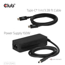CLUB3D CSV-2540 station d'accueil USB 3.2 Gen 1 (3.1 Gen 1) Type-C Noir