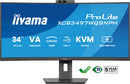 iiyama ProLite XCB3497WQSNPH-B1 86,4 cm (34") 3440 x 1440 pixels UltraWide Quad HD LED PC flatscreen monitor, zwart